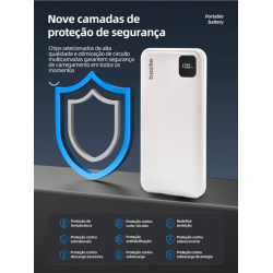 Carregador Portátil Power Bank 10000mah Basike 22.5W