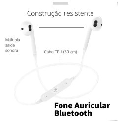 Fone De Ouvido Bluetooth s6 - Kapbom