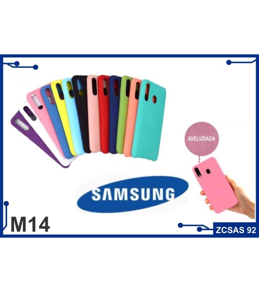 SAMSUNG M14 - Capa silicone aveludada