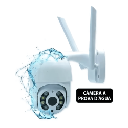 Câmera de Segurança Wi-fi Ip68 Full Hd Infravermelho Prova D´água - Anatel 08277-23-14439