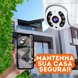 Câmera de Segurança Wi-fi Ip68 Full Hd Infravermelho Prova D´água - Anatel 08277-23-14439