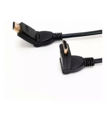 Cabo HDMI 1,8m com conector 180 graus