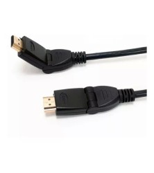 Cabo HDMI 1,8m com conector 180 graus