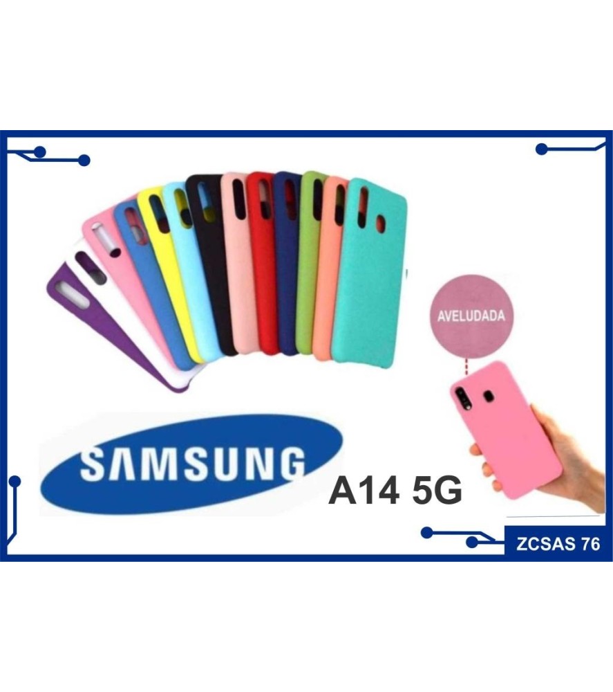 SAMSUNG A14 - Capa silicone aveludada