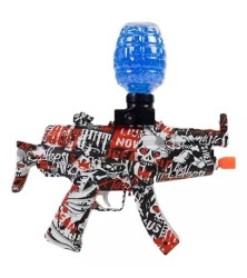 Arma De Bolinha Gel Elétrica Mp5 Recarregável Brinquedo